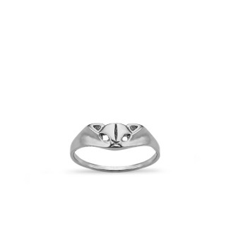 Tête De Chat - Bague Argent