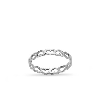 Petits Cœurs - Bague Argent