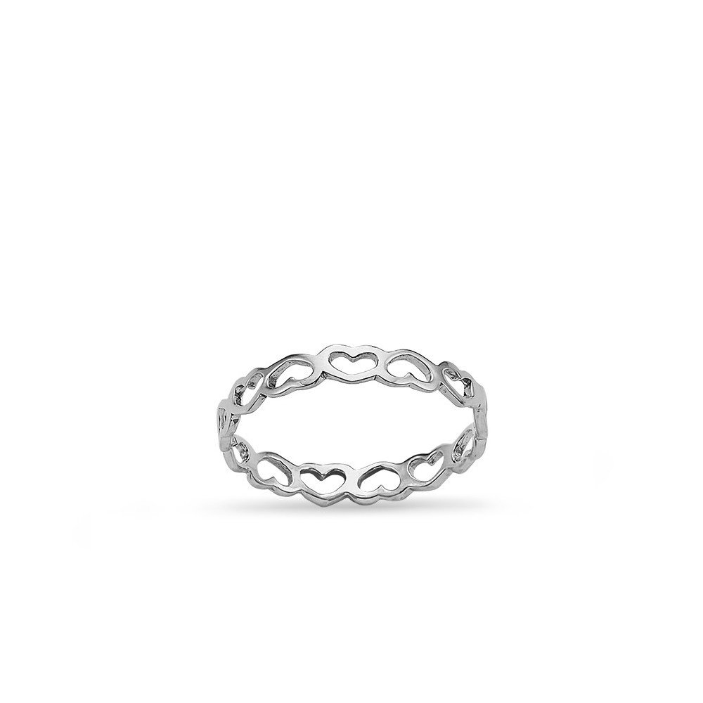 Petits Cœurs - Bague Argent