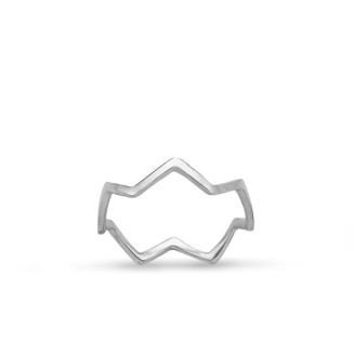 Couronne - Bague Argent