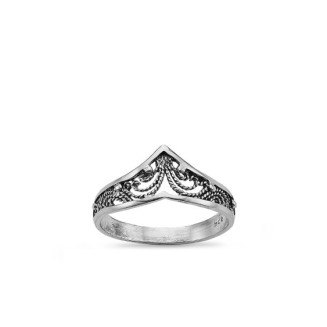 Diademe - Bague Argent