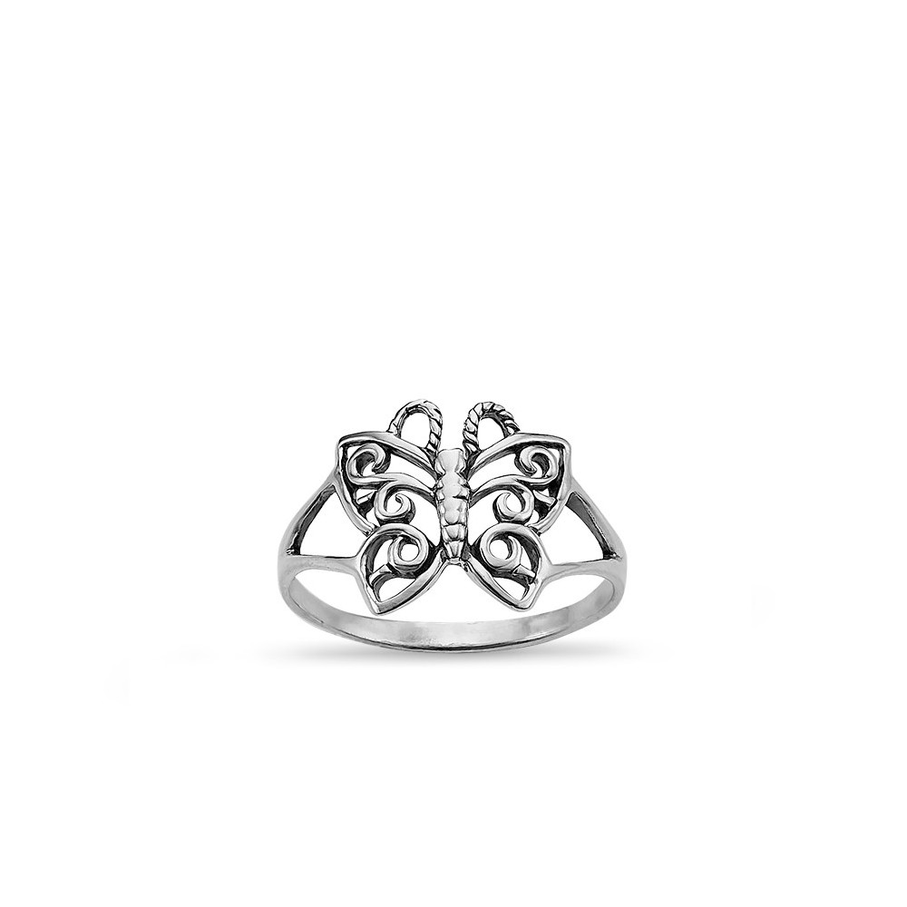 Papillon - Bague Argent