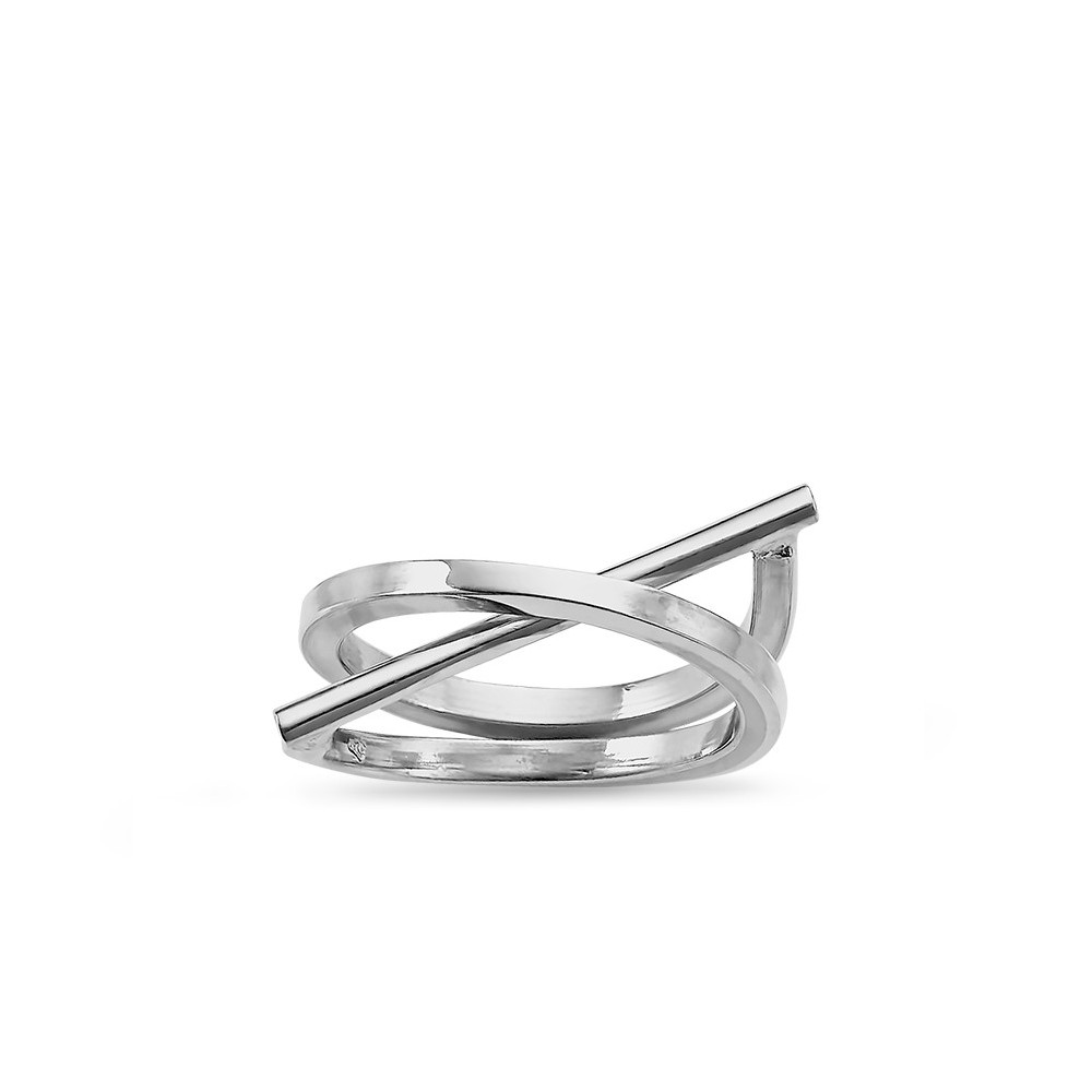 Asymétrik - Bague Argent