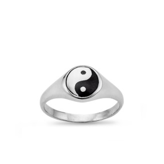 Chevalière Yin-Yang - Bague Argent