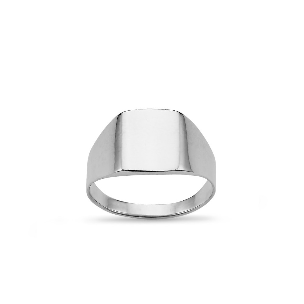 Chevalière Épurée - Bague Argent