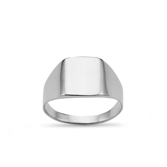Chevalière Épurée - Bague Argent