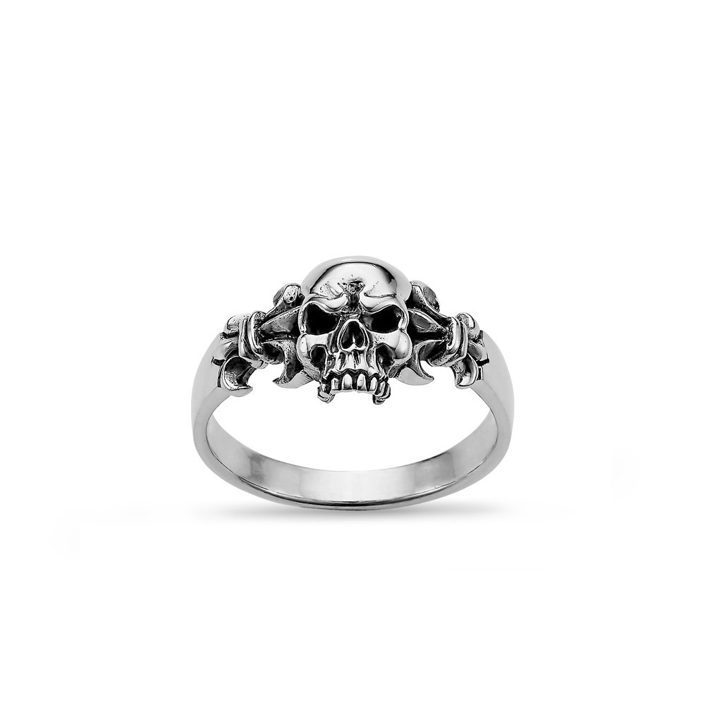 Skull Lys - Bague Argent