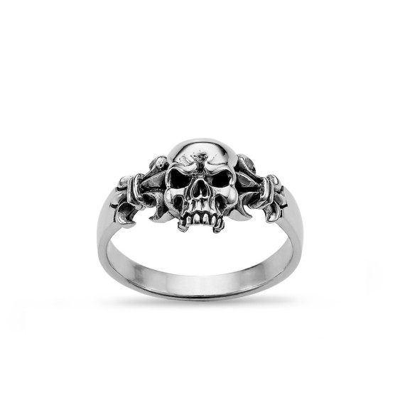 Skull Lys - Bague Argent