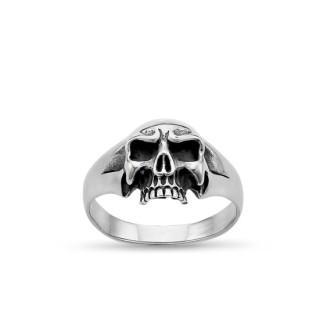 Basic Skull - Bague Argent