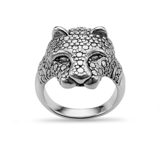 Leopard - Bague Argent