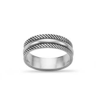 Carl - Bague Argent