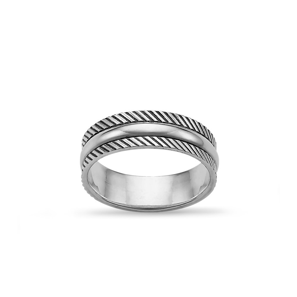 Carl - Bague Argent