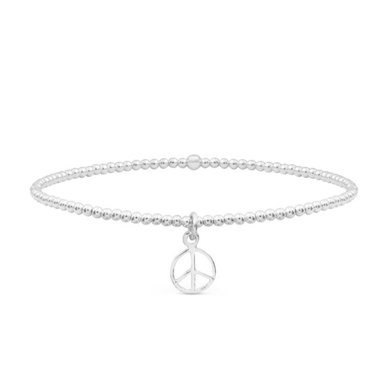 Peace - Bracelet élastique
