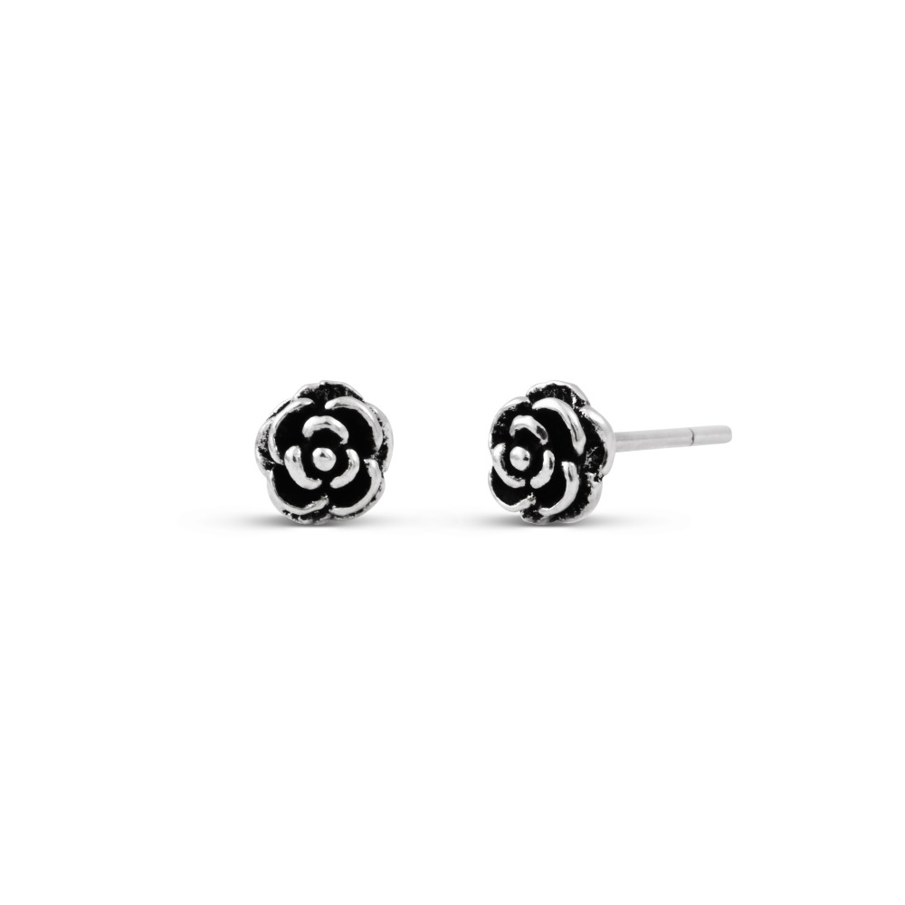 Rose - Clous d'oreille