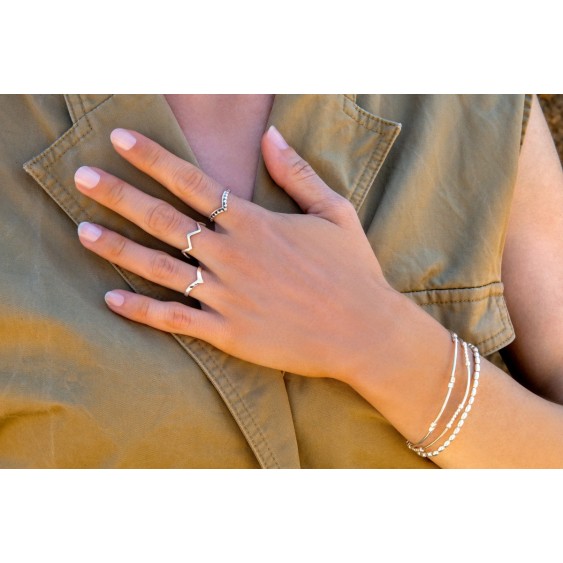 Couronne - Bague Argent