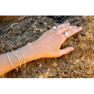 L'Incurvée - Bague Argent