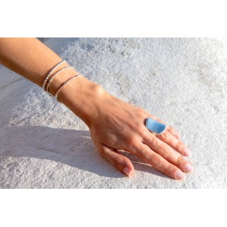 Glass - Bague Argent